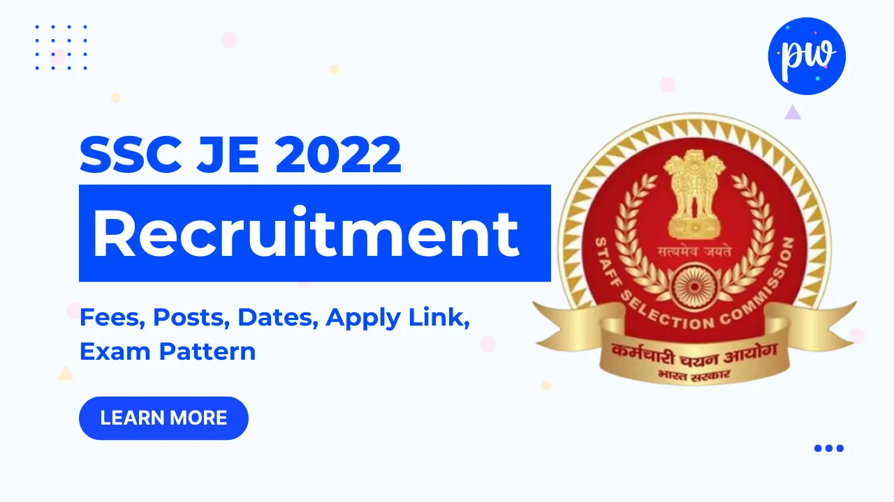 SSC JE Recruitment Notification 2022 Out Apply For Junior Engineer