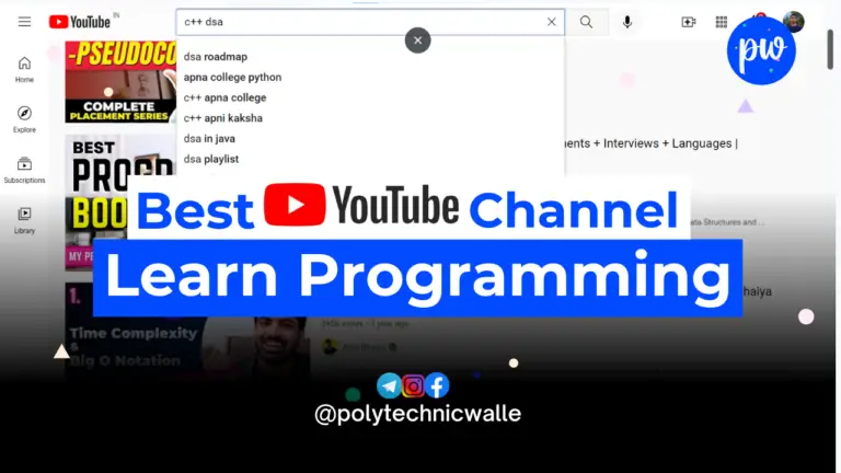 Best YouTube Channel to Learn Programming in Hindi